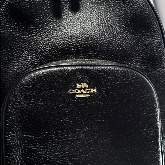 Coach Court Pebbled Leather Backpack - Picture 2 of 6